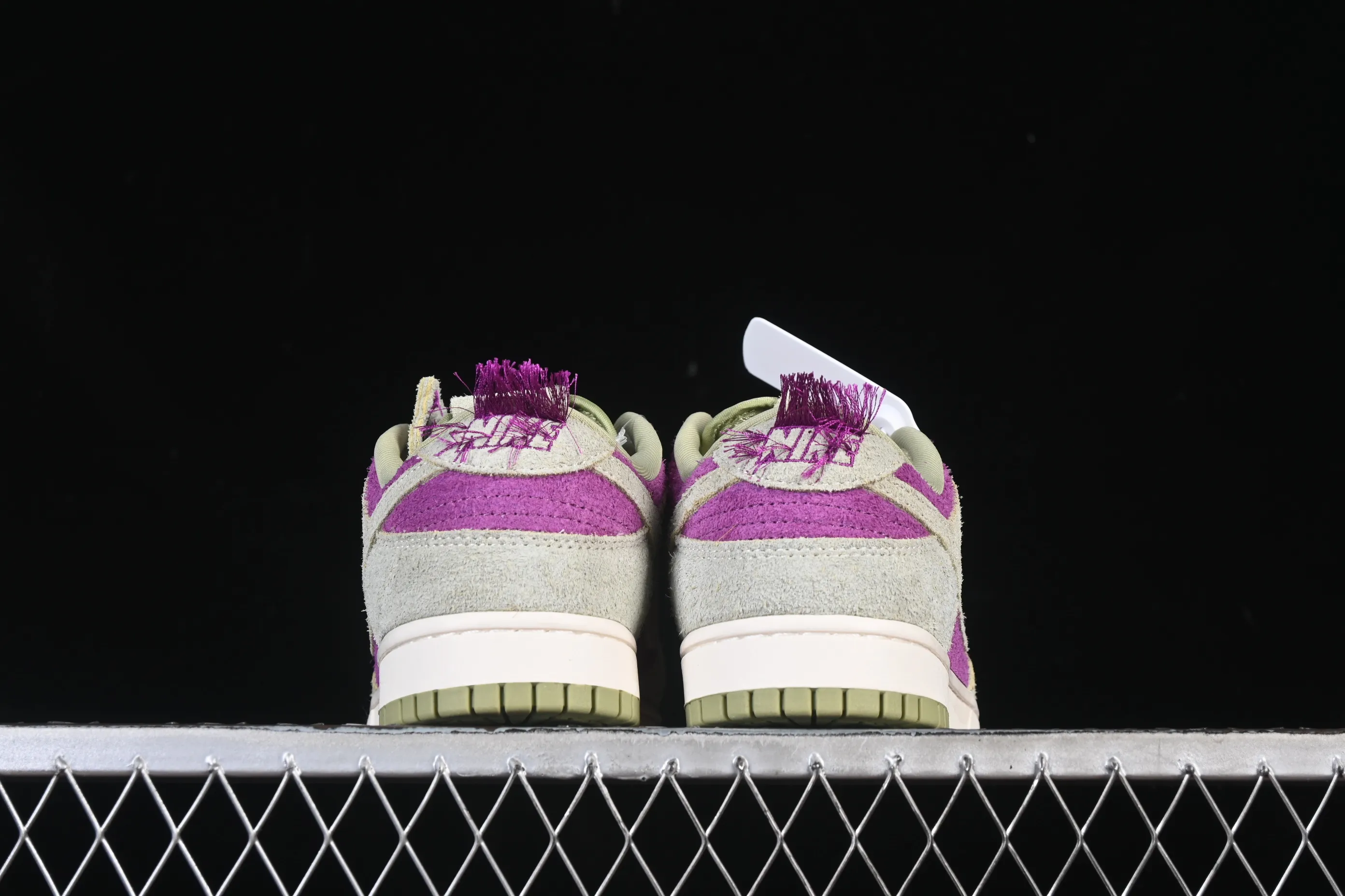 All categories Nk SB Dunk series Nk SB Dunk Low low-top sneakers Nike Dunk Low Panda "Viotech" green and purple panda low-top casual sneakers IB2990-500
